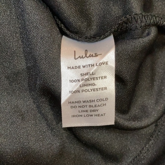 LULU’S Absolutely Unforgettable Black Dress - Picture 10 of 11